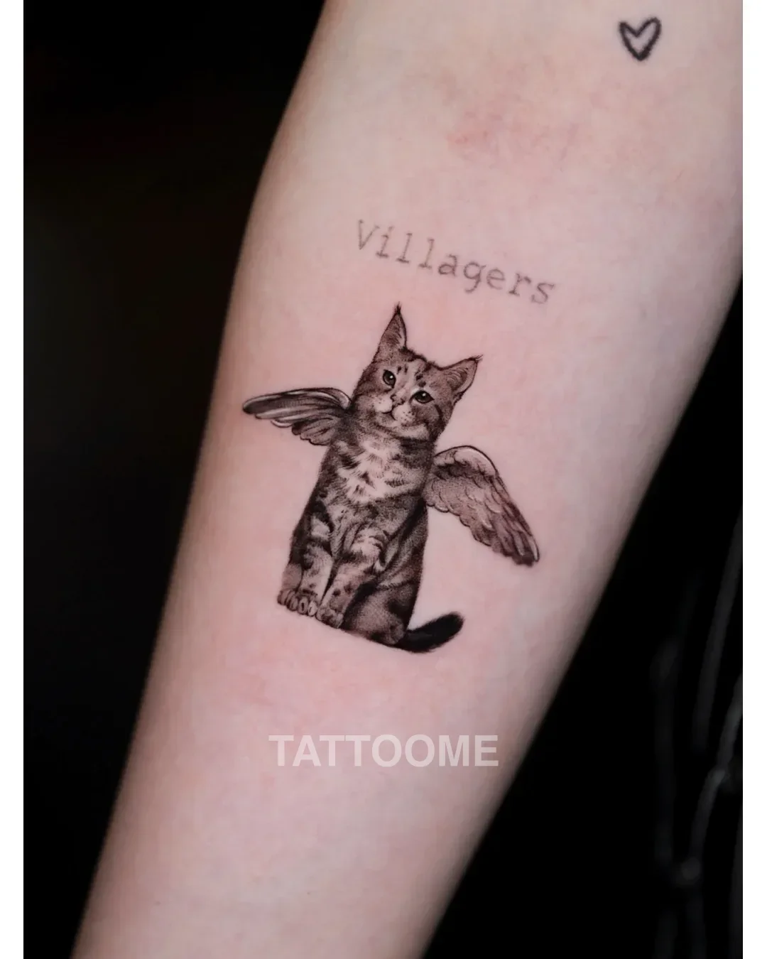 감성타투 고양이2 - chaelin_tattoo