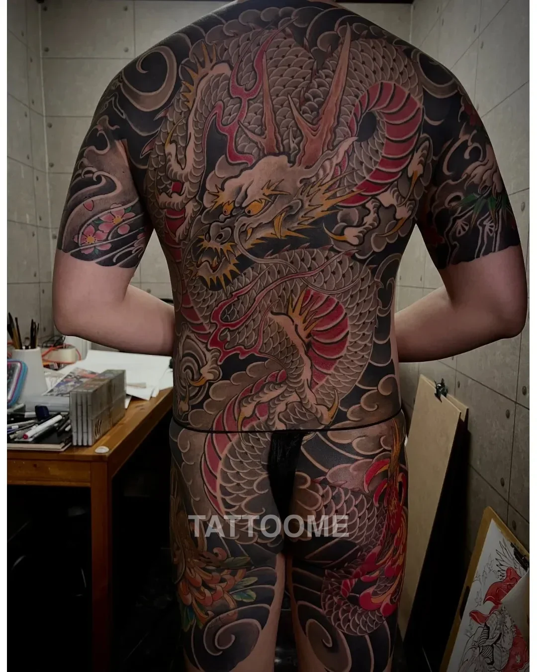 이레즈미 등판 1 - horitetsutattoo