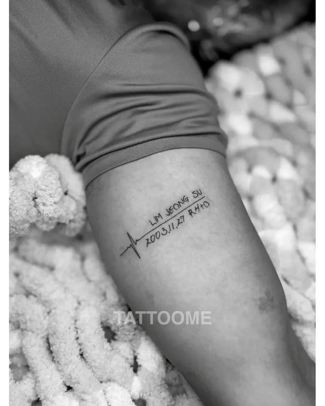 레터링 팔 - _tattoo.haern