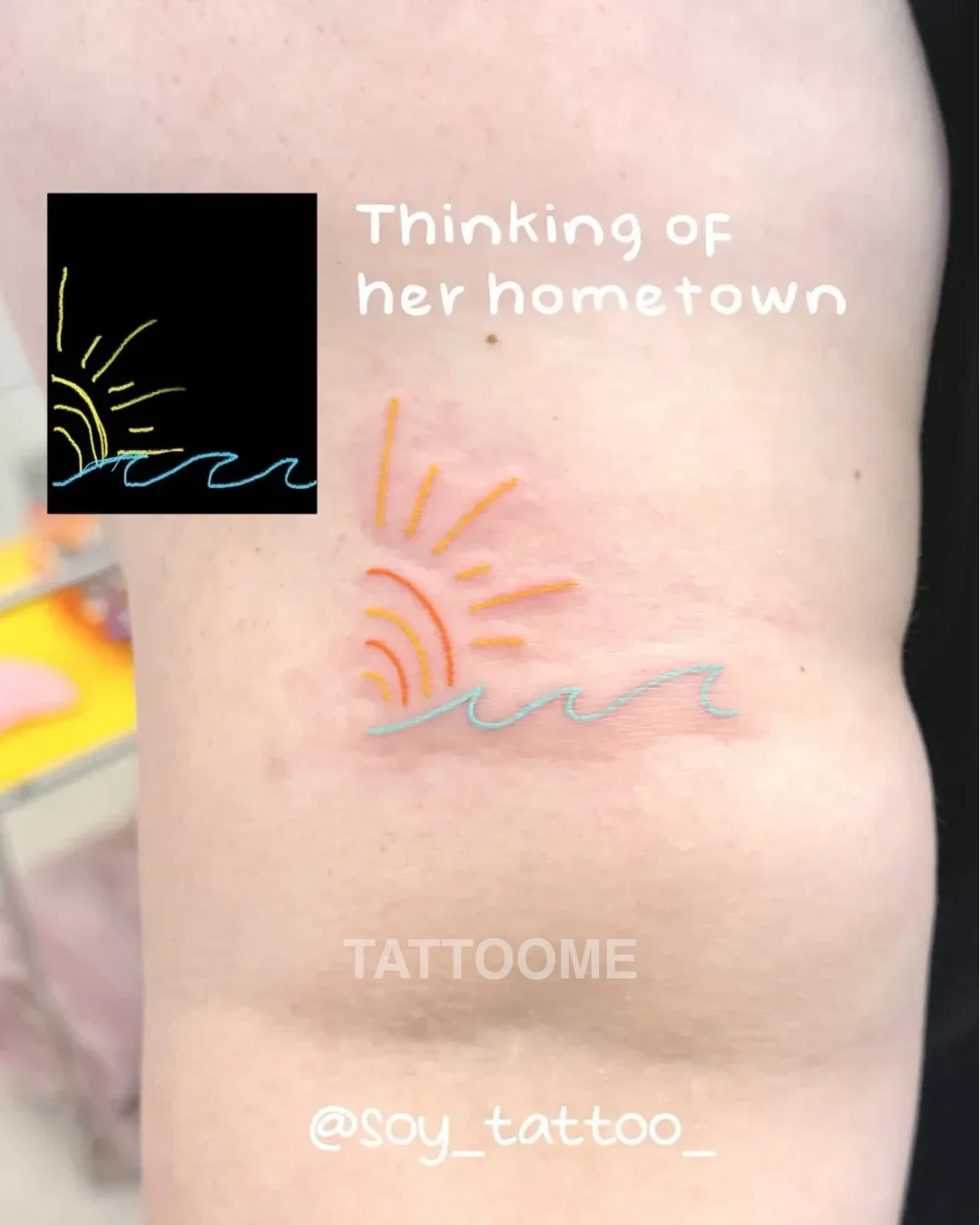 감성타투 바다 - soy_tattoo_