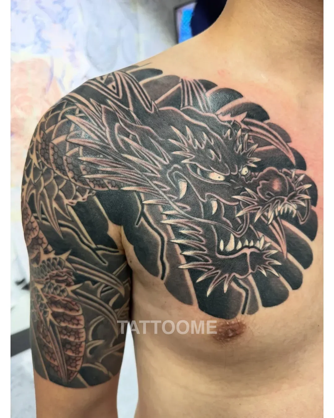이레즈미 가슴반팔 - woo_irezumi