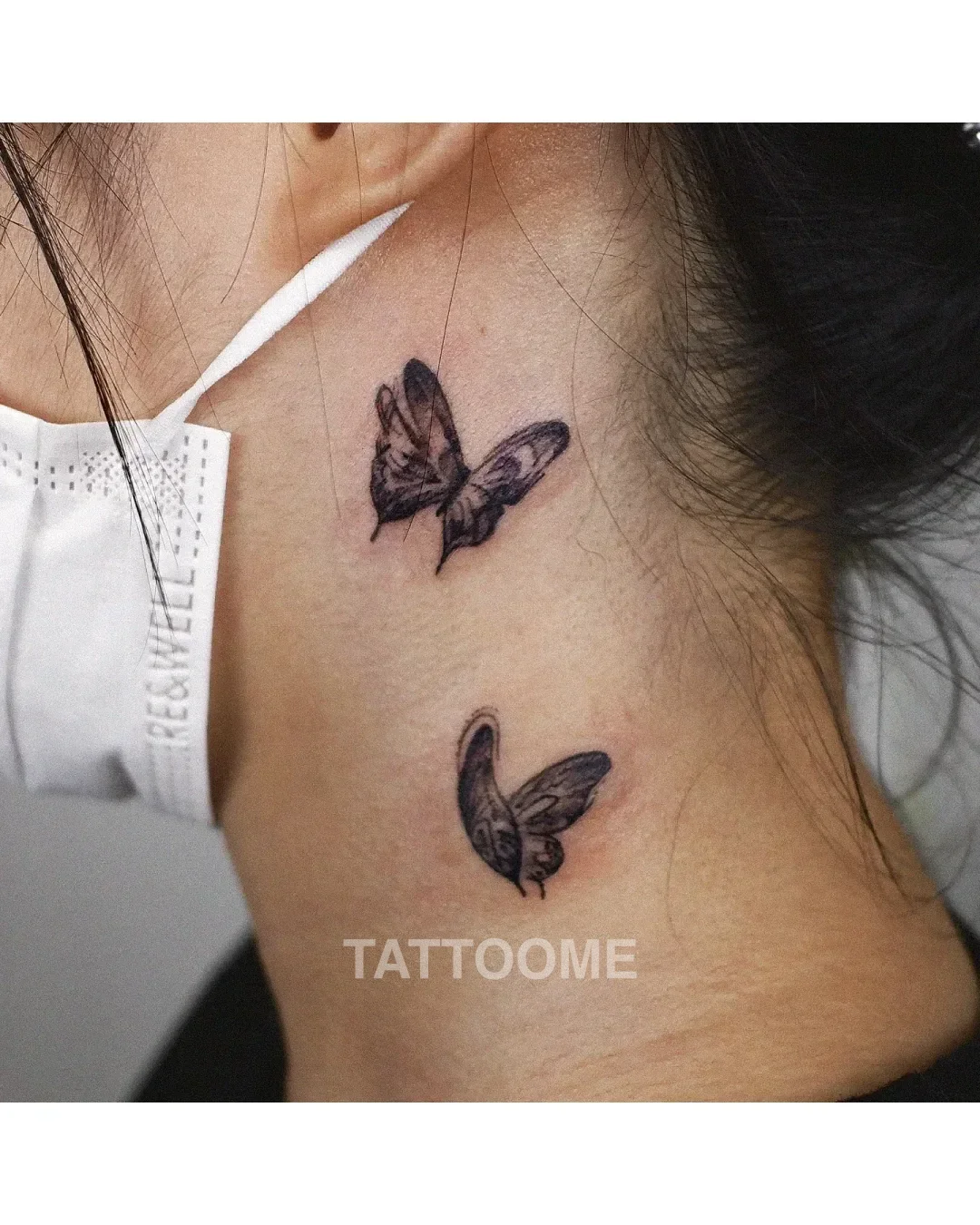 감성타투 나비 - nimm_tattoo