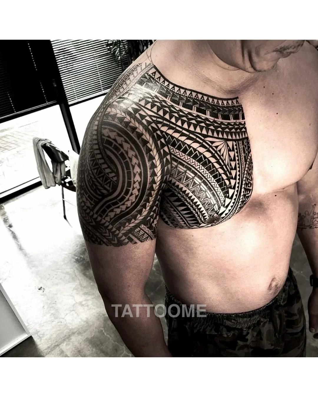 폴리네시안 가슴반팔4 - tattooer_wrath 6