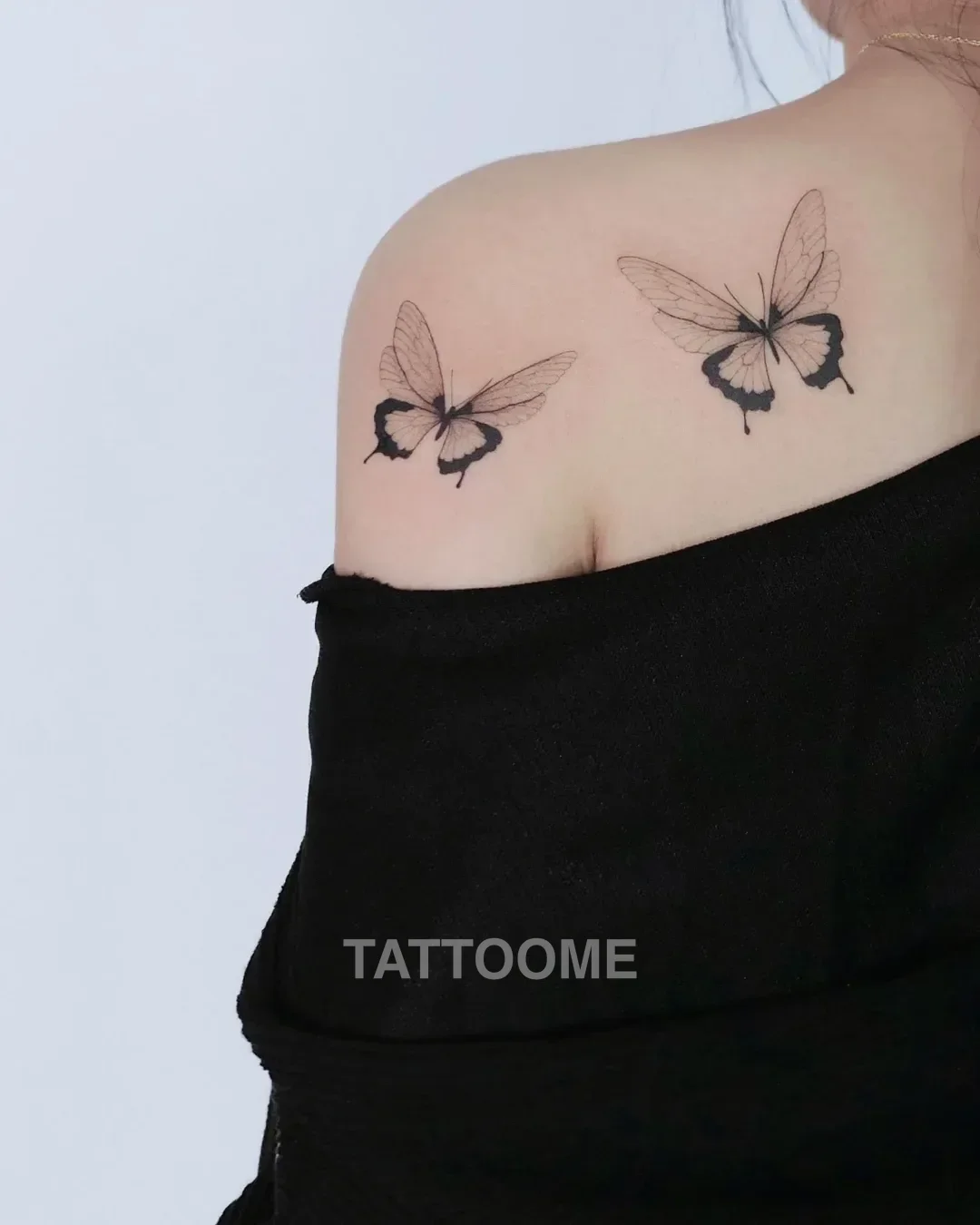 감성타투 어깨 나비 - bloom_tattooer 7