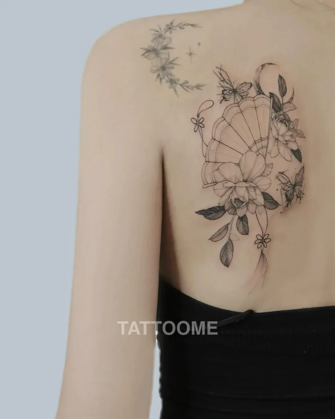 감성타투 부채 - bloom_tattooer 11