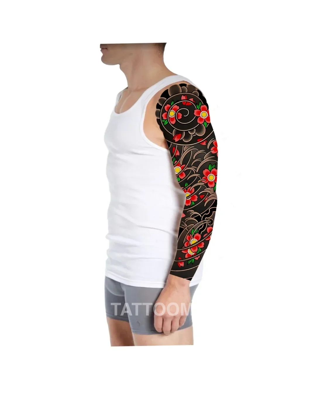 이레즈미 도안 사쿠라후부키 긴팔 - tattooist_yuye