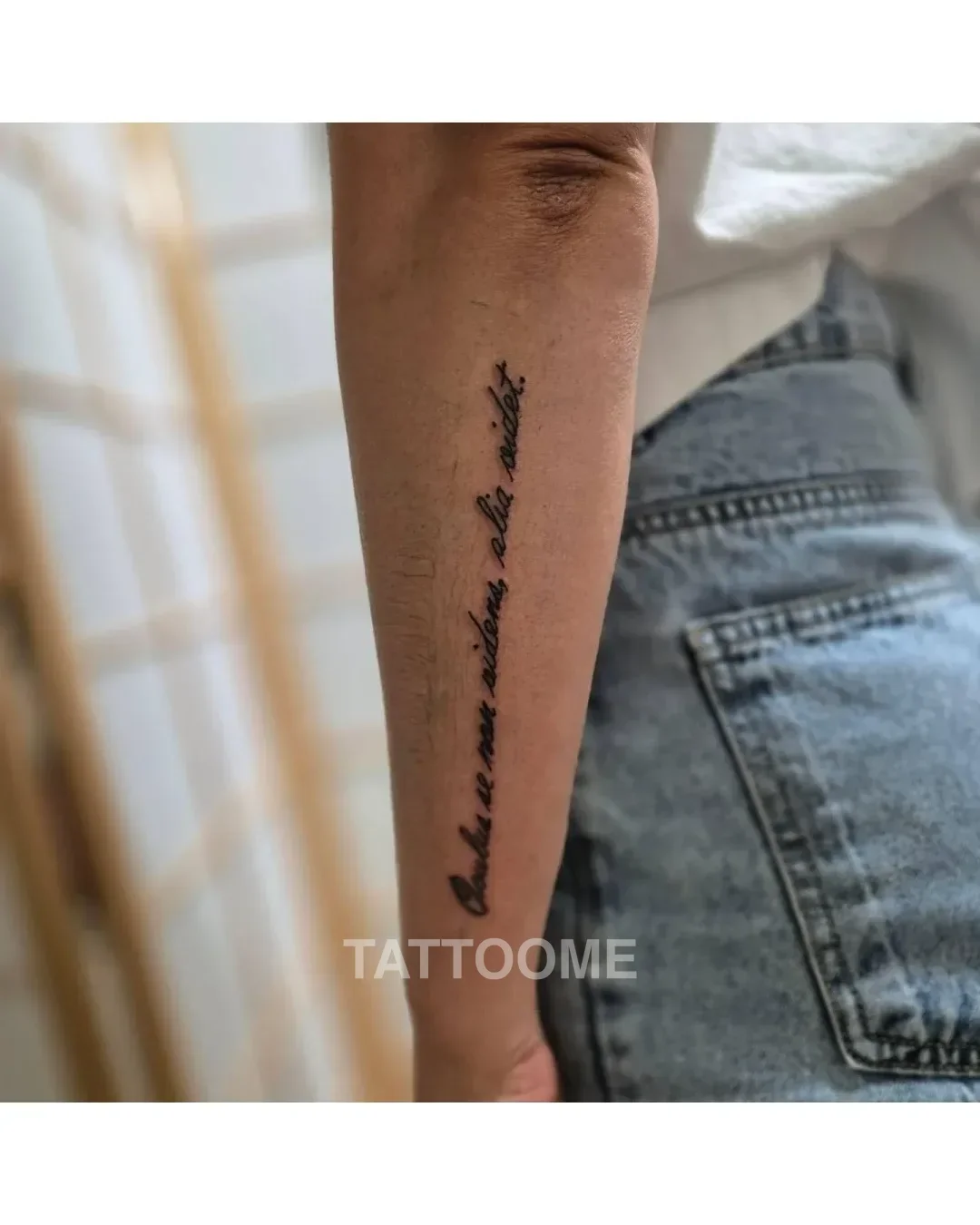 레터링 전완 - ltattoo_homin 8