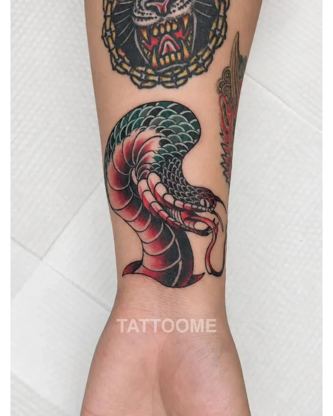 뉴스쿨 뱀 - hyoku_tattooing 7