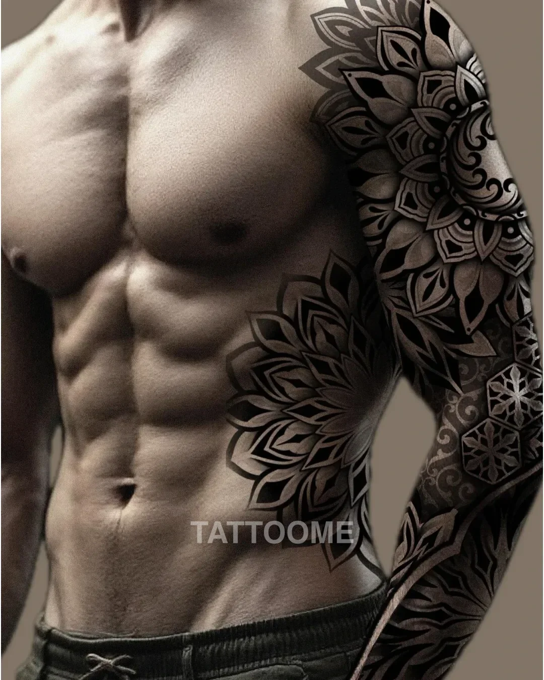 폴리네시안 도안 반판 - giwon_tattoo